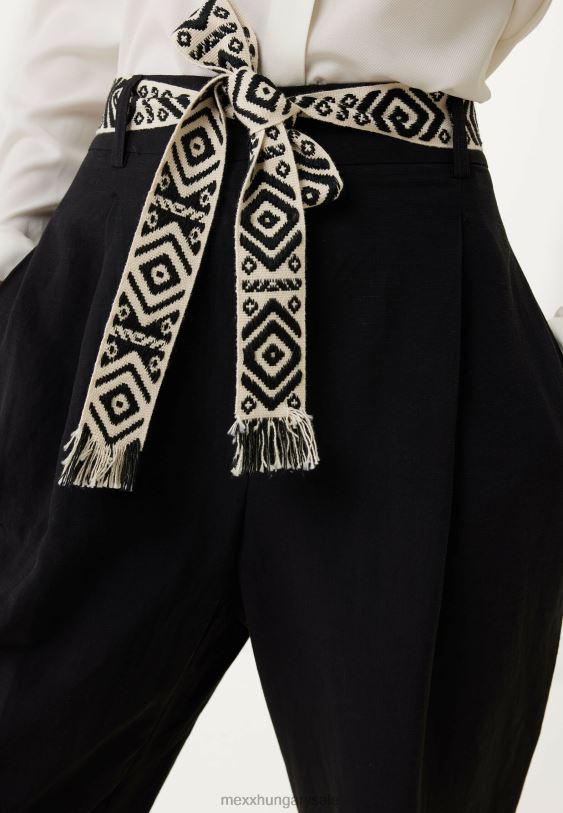 XV8H673 nők Mexx nadrág fekete schwarz