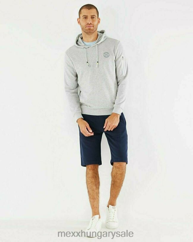 XV8H6733 férfiak Mexx kapucnis pulóver közelharc szürke
