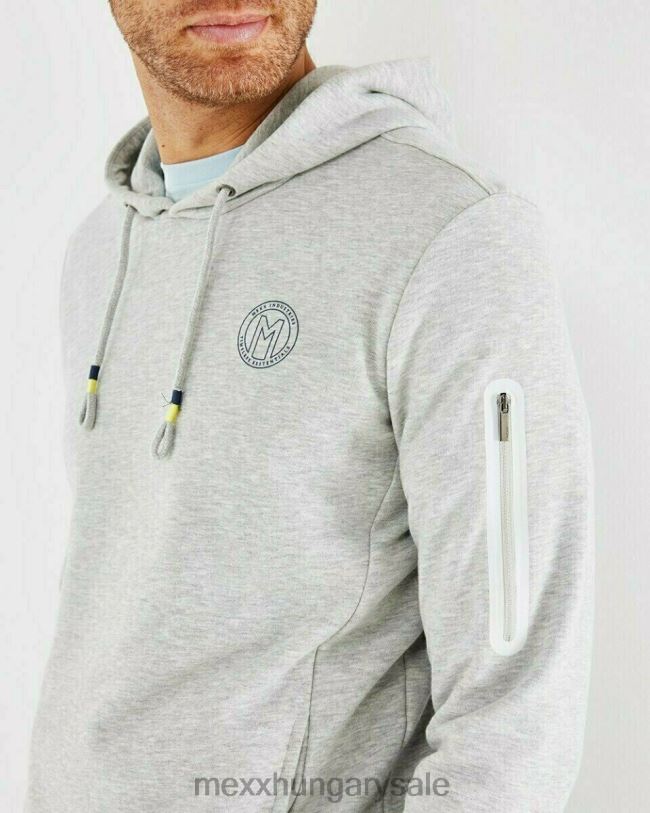 XV8H6733 férfiak Mexx kapucnis pulóver közelharc szürke