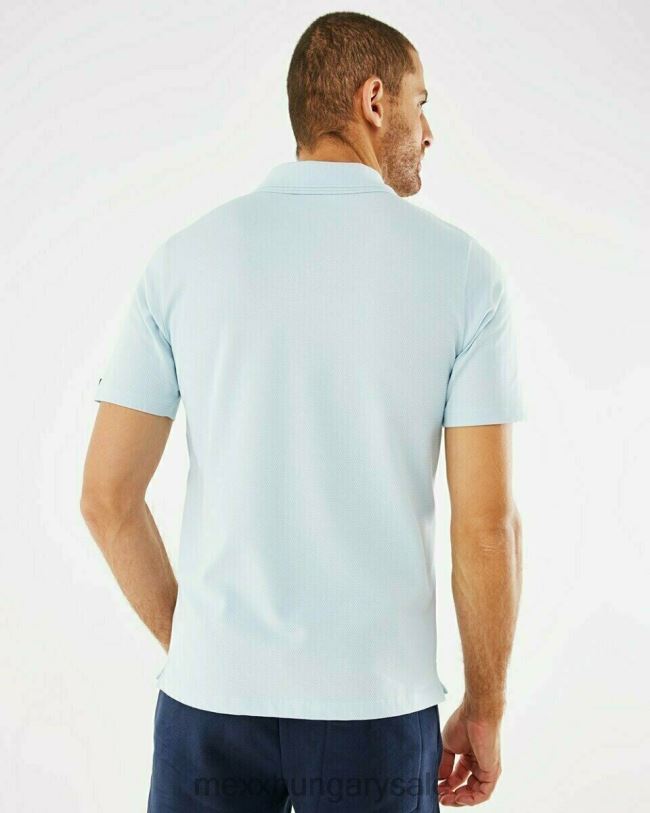 XV8H6735 férfiak Mexx mercerizált popcorn pólófény kék