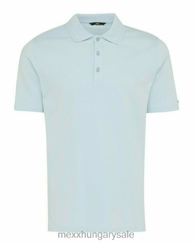 XV8H6735 férfiak Mexx mercerizált popcorn pólófény kék