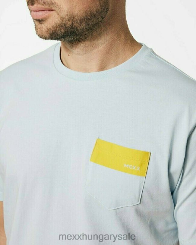 XV8H6736 férfiak Mexx crewneck póló könnyű kék