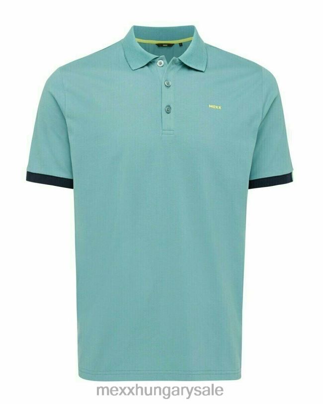 XV8H6737 férfiak Mexx pique polo sötét menta zöld