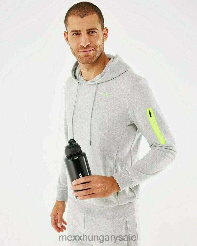 XV8H6739 férfiak Mexx kapucnis pulóver közelharc szürke