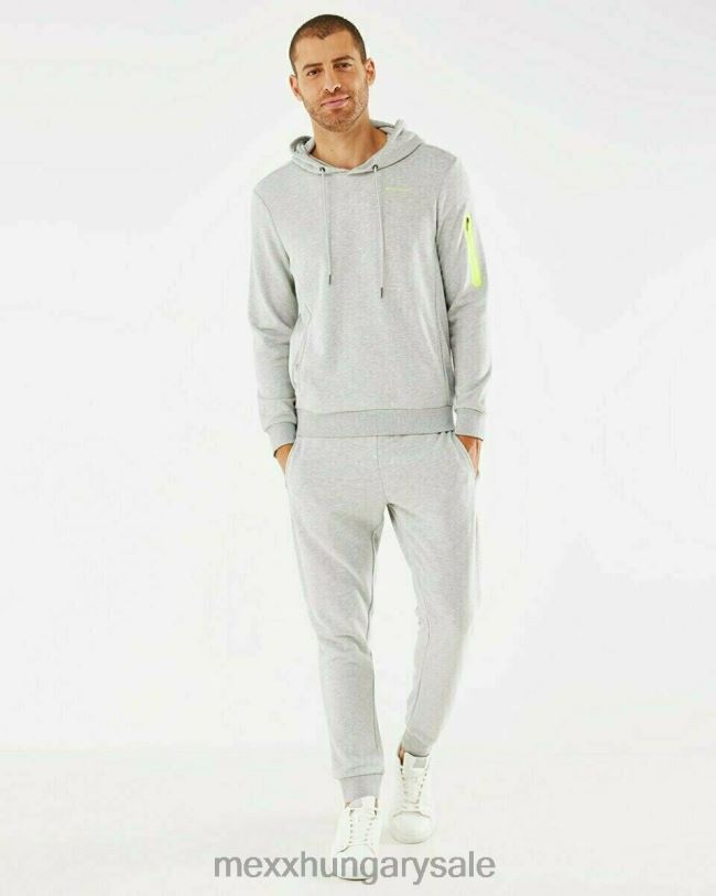 XV8H6739 férfiak Mexx kapucnis pulóver közelharc szürke
