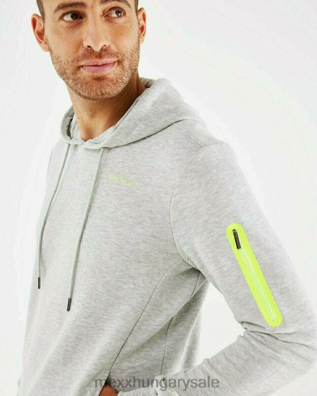 XV8H6739 férfiak Mexx kapucnis pulóver közelharc szürke