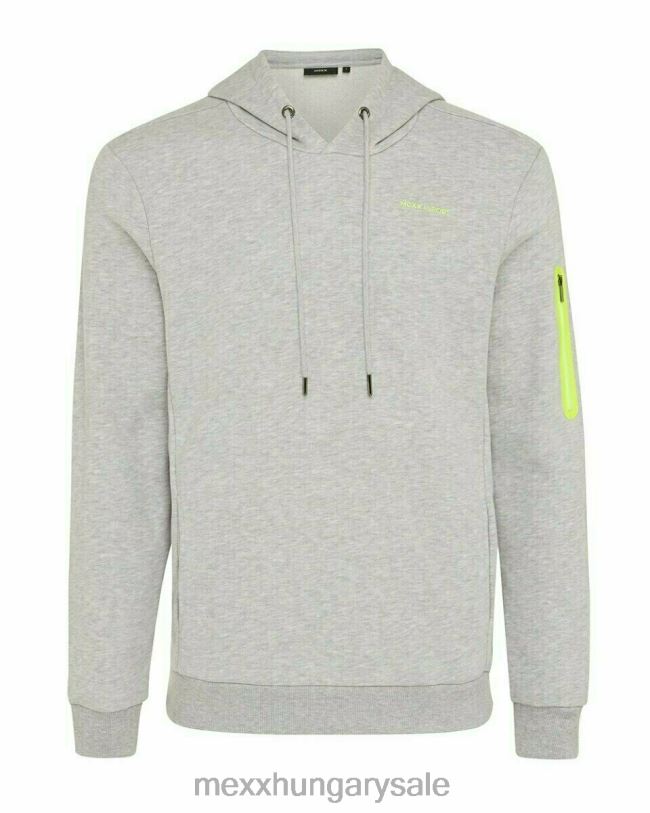 XV8H6739 férfiak Mexx kapucnis pulóver közelharc szürke