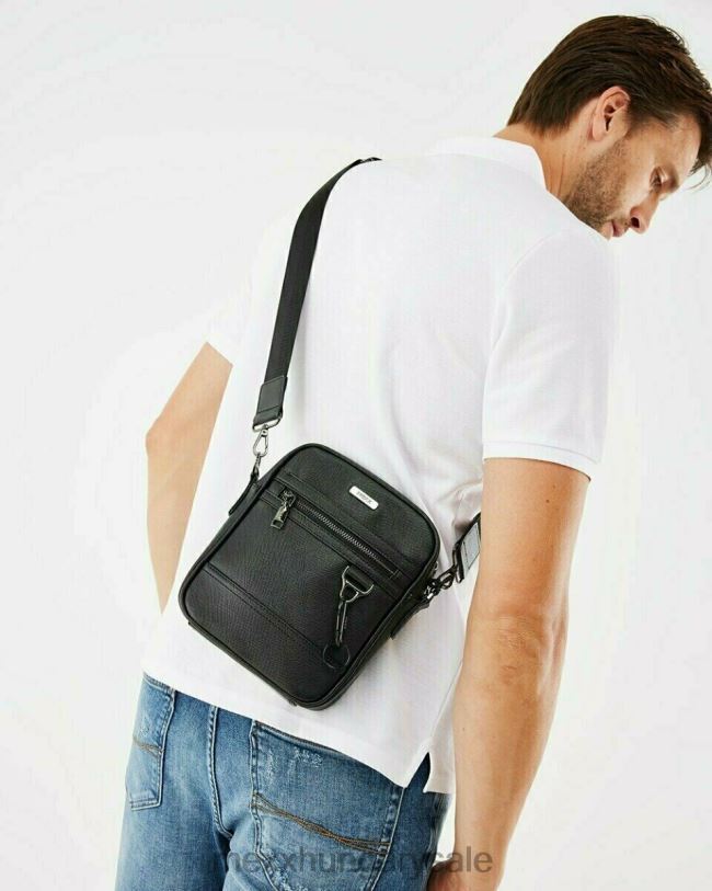 XV8H6741 férfiak Mexx crossbody futártáska fekete schwarz