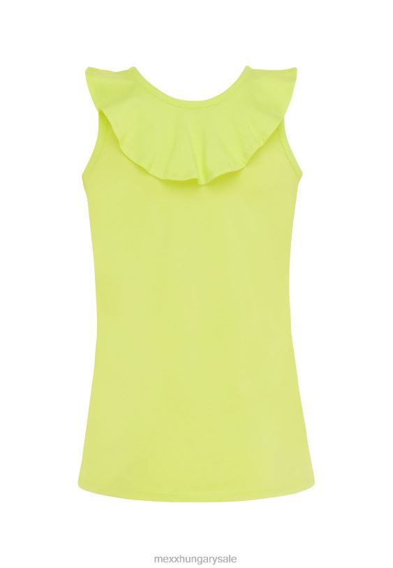 XV8H6752 lányok Mexx ujjatlan felső fodros sárga