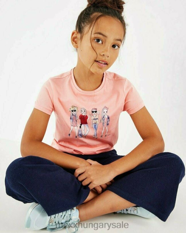 XV8H6756 lányok Mexx műalkotás póló rózsaszín