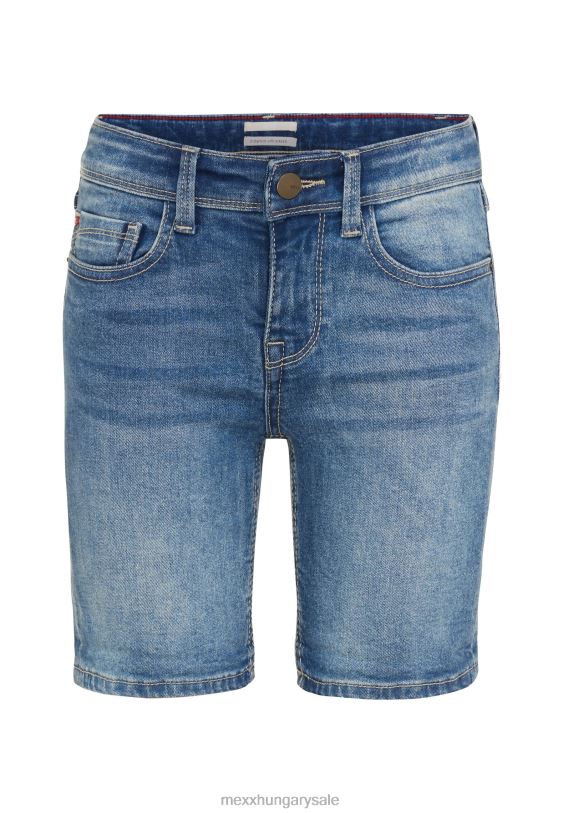 XV8H6758 lányok Mexx rövid derékközép karcsú láb rövid farmer világos vintage kék