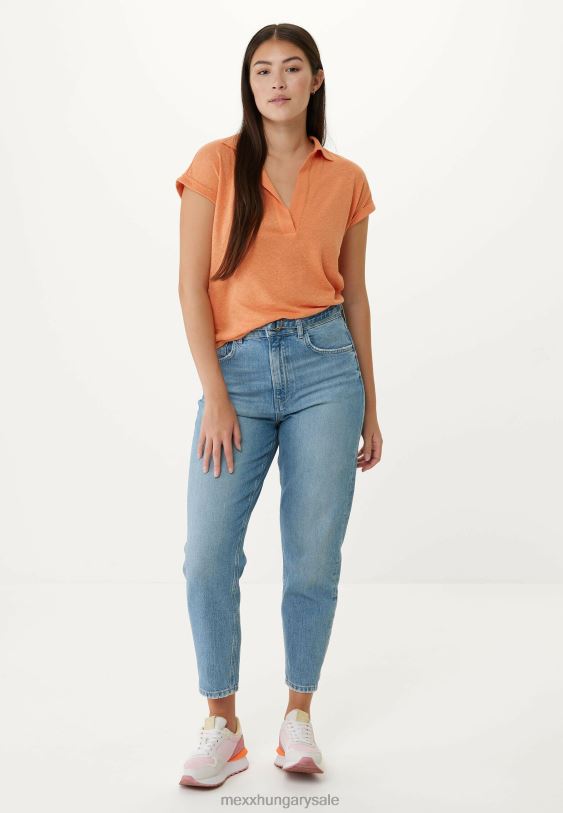 XV8H676 nők Mexx rövid ujjú póló narancs