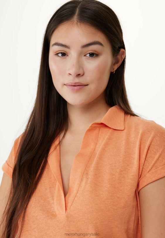 XV8H676 nők Mexx rövid ujjú póló narancs