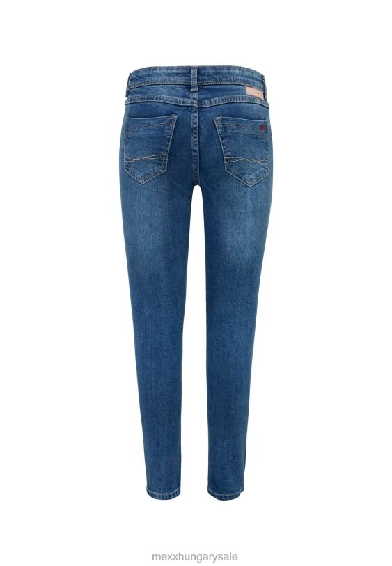 XV8H6778 lányok Mexx derék közepén karcsú szárú farmer világos vintage kék