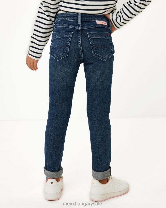 XV8H6781 lányok Mexx juno derékközép/karcsú szárú farmer sötét kék