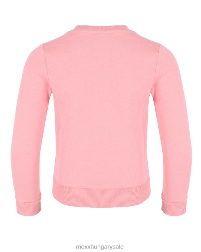 XV8H6790 lányok Mexx legénynyakú pulóver fényes rózsaszín