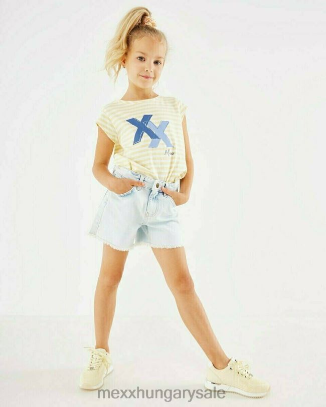 XV8H6797 lányok Mexx tina farmer rövidnadrág világos kő kék