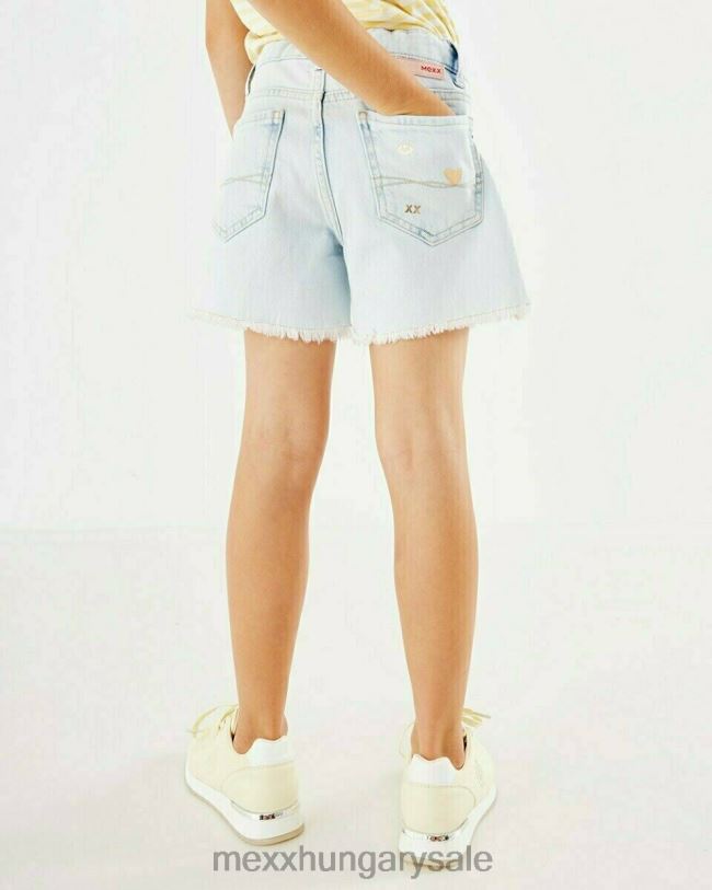 XV8H6797 lányok Mexx tina farmer rövidnadrág világos kő kék