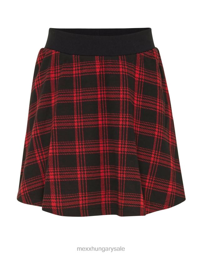 XV8H6817 lányok Mexx kötött kockás szoknya piros