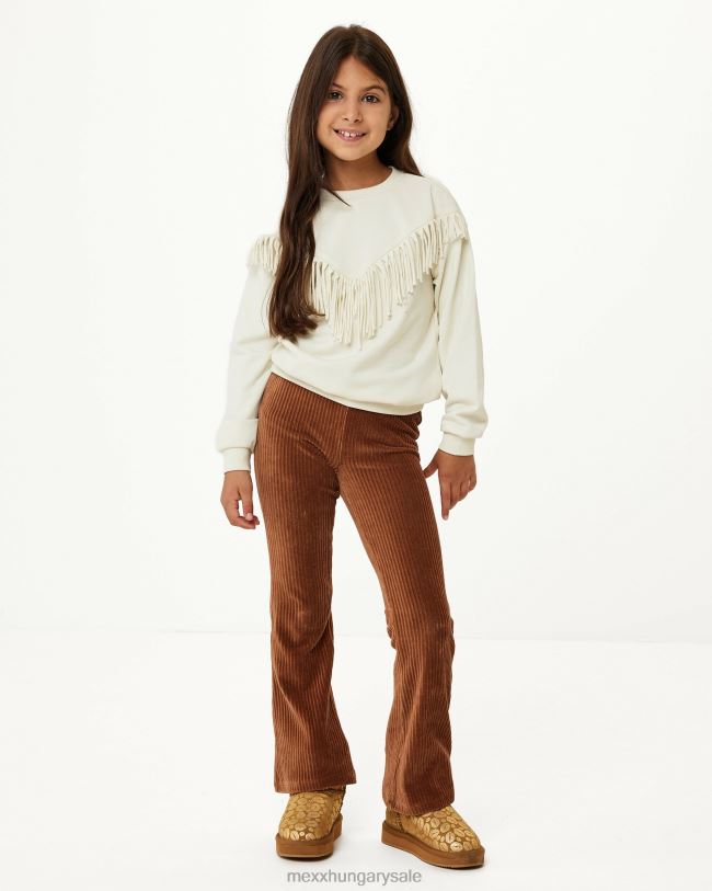 XV8H6819 lányok Mexx crewneck pulóver ekrü bézs
