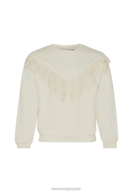 XV8H6819 lányok Mexx crewneck pulóver ekrü bézs