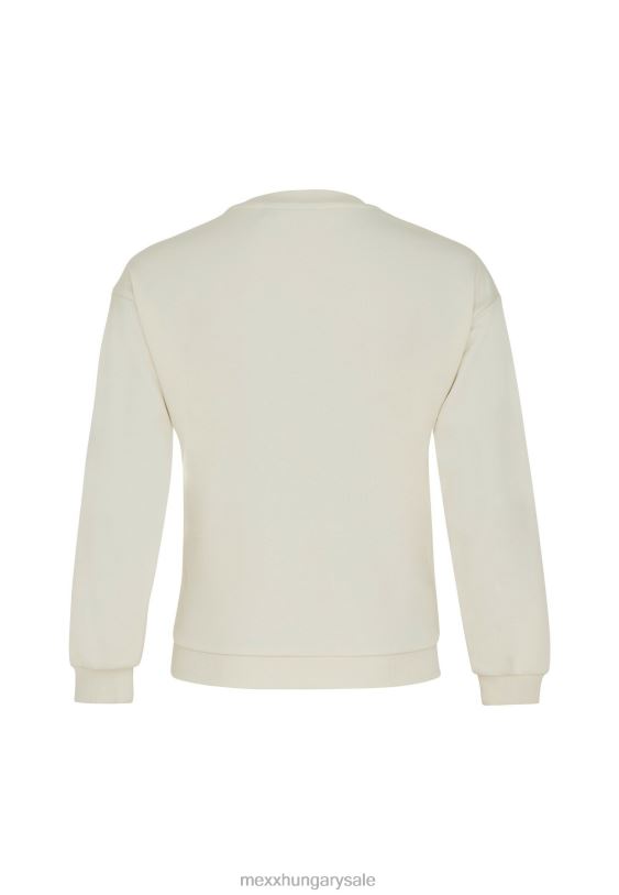 XV8H6819 lányok Mexx crewneck pulóver ekrü bézs