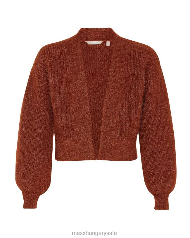 XV8H6820 lányok Mexx lurex kardigán sötét barna