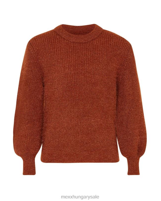XV8H6821 lányok Mexx lurex pulóver sötét barna
