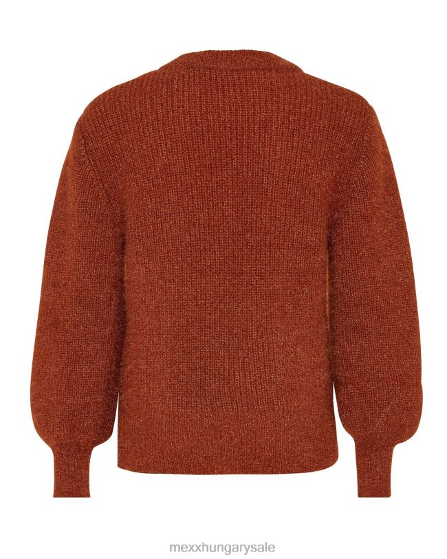 XV8H6821 lányok Mexx lurex pulóver sötét barna