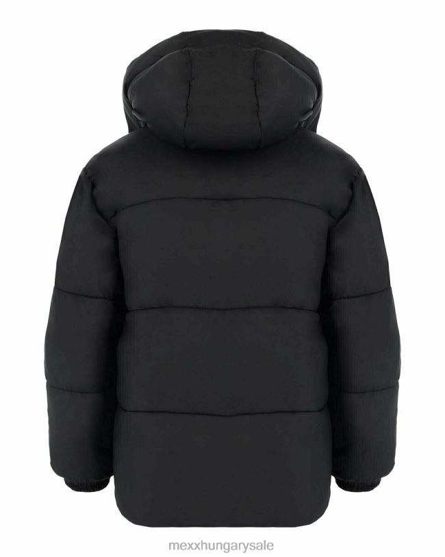 XV8H6822 lányok Mexx kapucnis bélelt kabát fekete schwarz