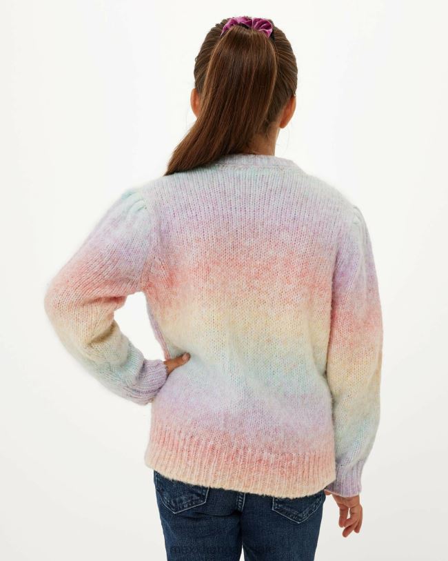 XV8H6824 lányok Mexx szivárványos pulóver sokszínű