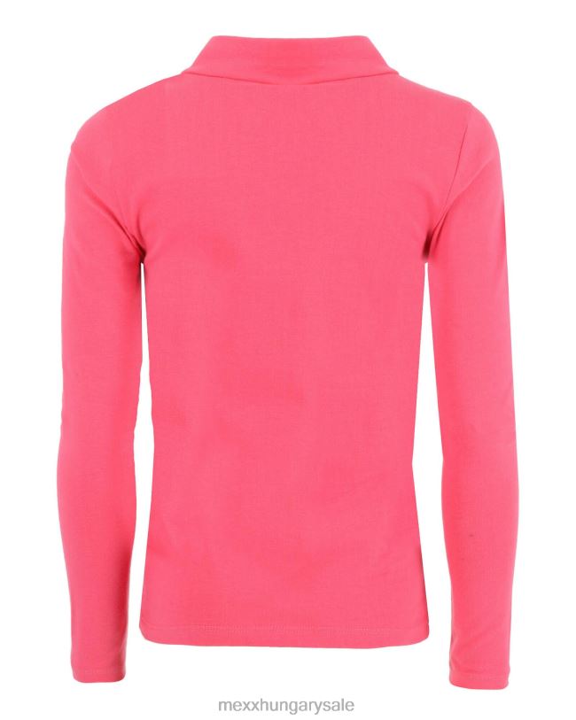 XV8H6829 lányok Mexx hosszú ujjú póló logóhordozó rózsaszín