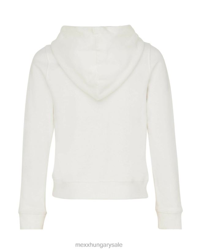 XV8H6840 lányok Mexx kapucnis pulóver kangeroo zsebbel fehér
