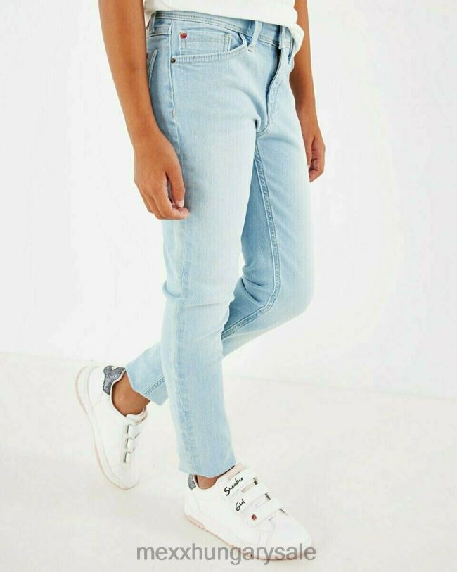 XV8H6845 lányok Mexx juno derékközép/vékony lábú farmer sky kék