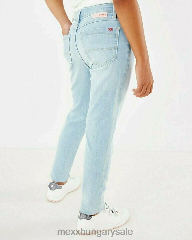 XV8H6845 lányok Mexx juno derékközép/vékony lábú farmer sky kék