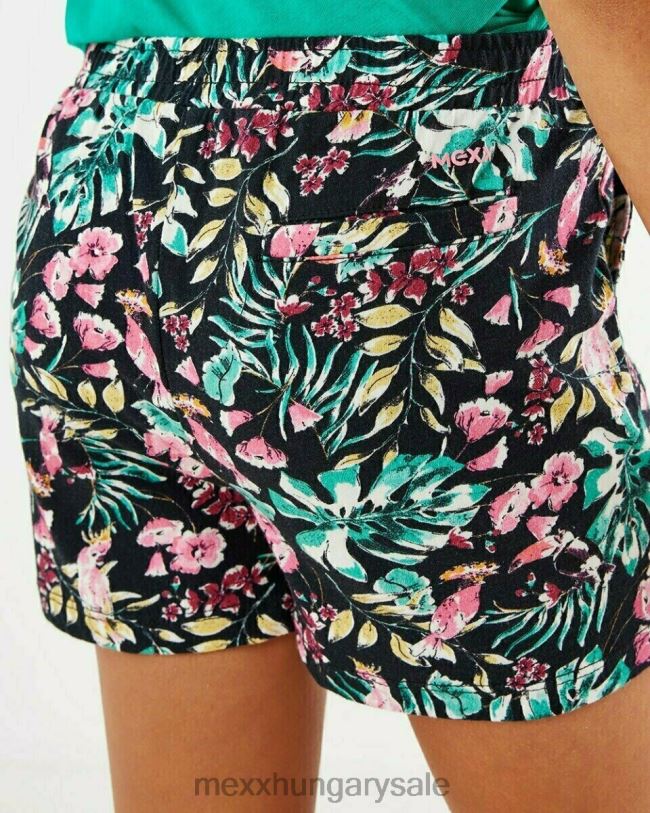 XV8H6849 lányok Mexx nyomtatott rövid haditengerészet kék