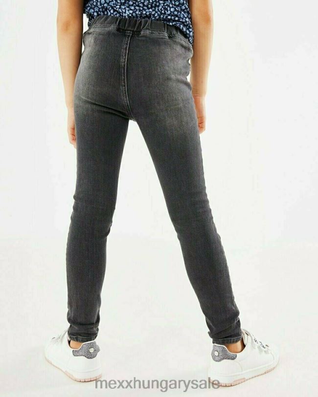 XV8H6850 lányok Mexx nikkie vékony lábú farmer jegging füst schwarz