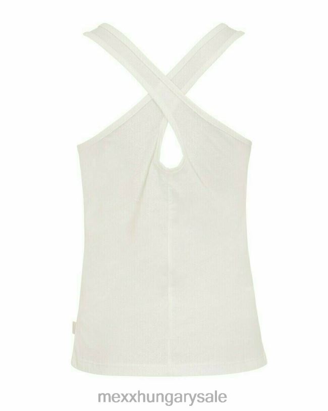 XV8H6853 lányok Mexx áthúzott hátú szingulett törtfehér fehér
