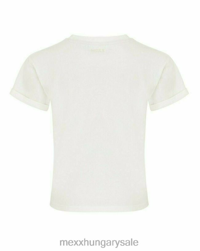 XV8H6854 lányok Mexx csomózott műalkotás törtfehér póló fehér
