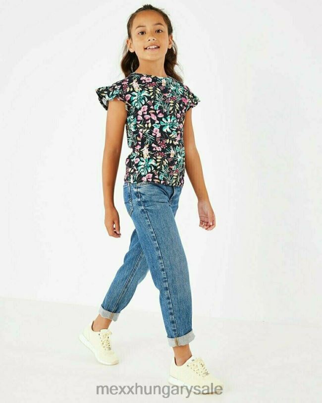 XV8H6860 lányok Mexx tina kúpos lábú farmer vintage kék kék