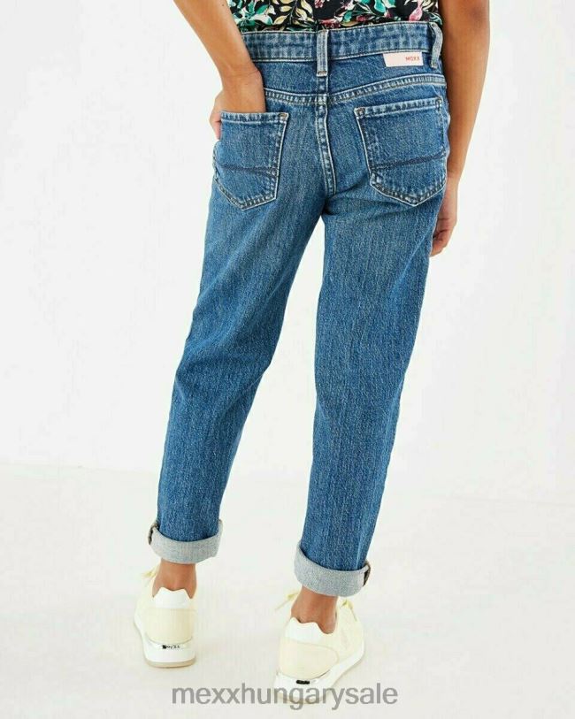XV8H6860 lányok Mexx tina kúpos lábú farmer vintage kék kék