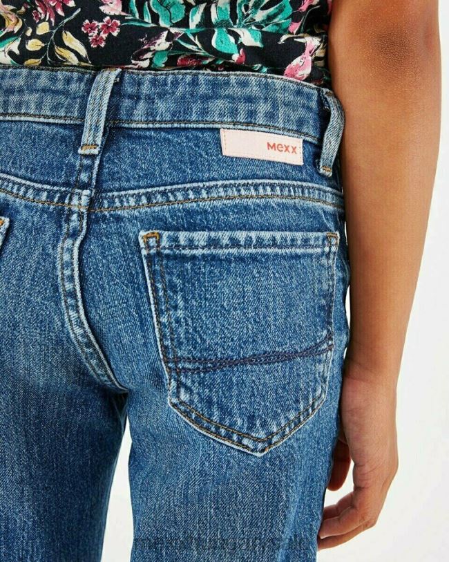 XV8H6860 lányok Mexx tina kúpos lábú farmer vintage kék kék