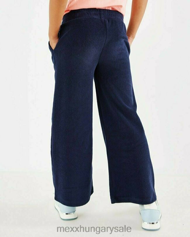 XV8H6861 lányok Mexx széles törölközőnadrág sötétkék kék