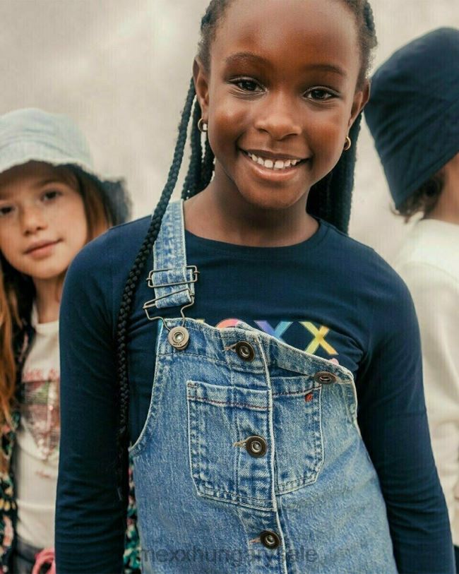 XV8H6862 lányok Mexx dorina farmer ruha világos vintage kék