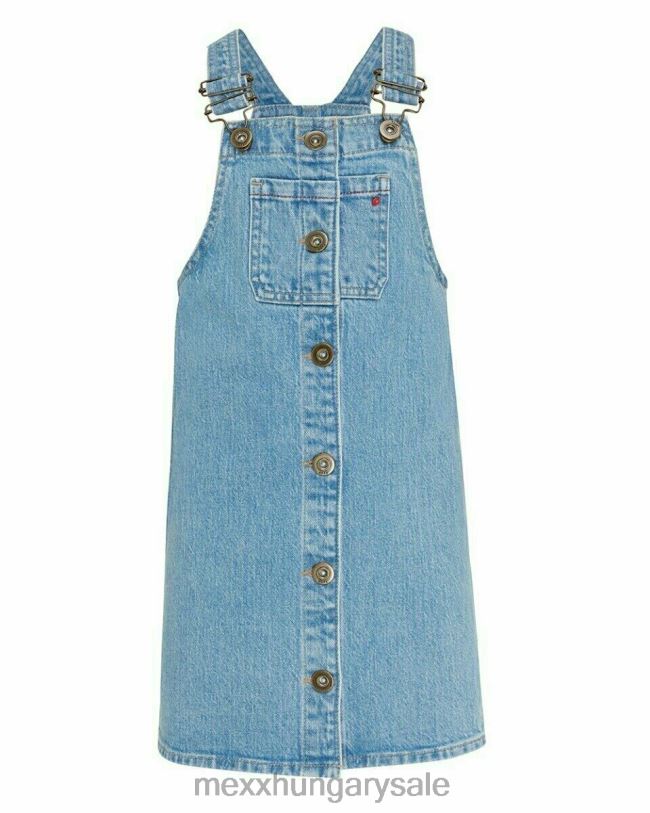 XV8H6862 lányok Mexx dorina farmer ruha világos vintage kék