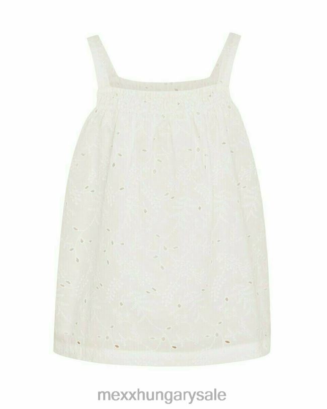 XV8H6864 lányok Mexx broider felső törtfehér fehér