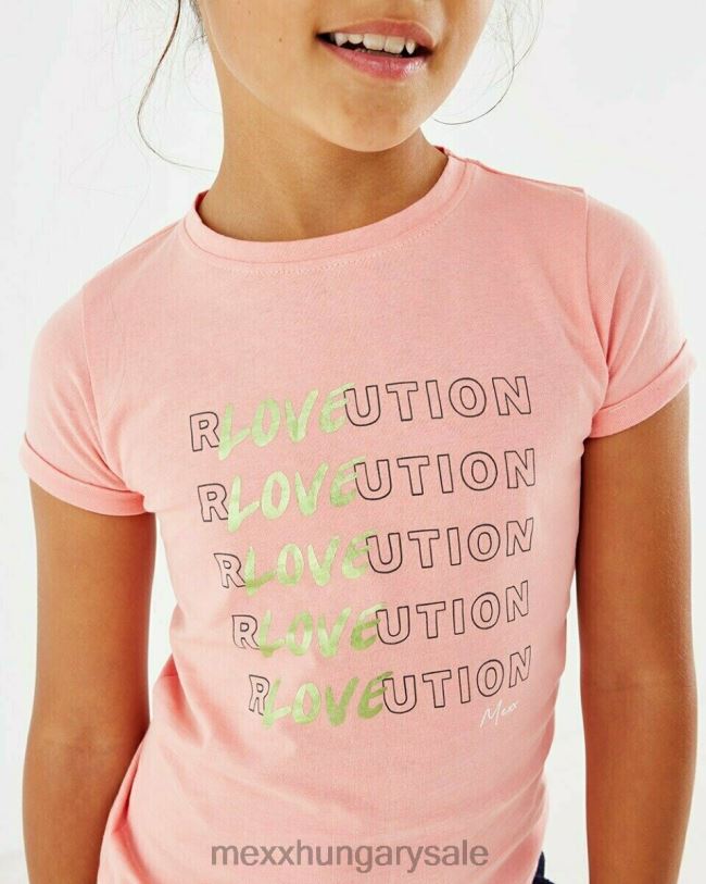 XV8H6865 lányok Mexx műalkotás póló rózsaszín