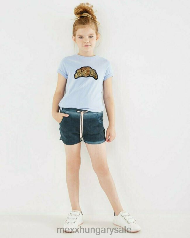 XV8H6866 lányok Mexx verejték rövid tengerészgyalogos kék