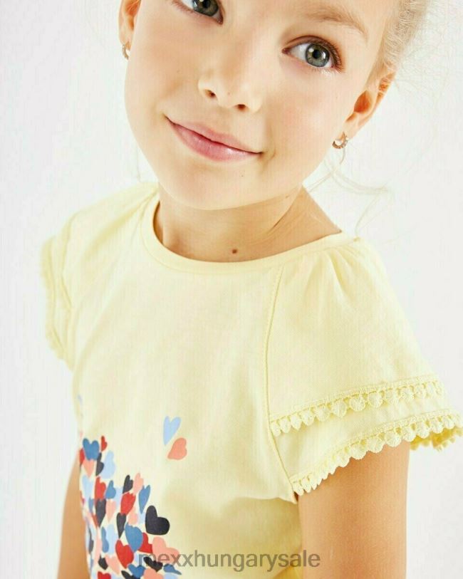 XV8H6867 lányok Mexx artwork póló sárga sárga