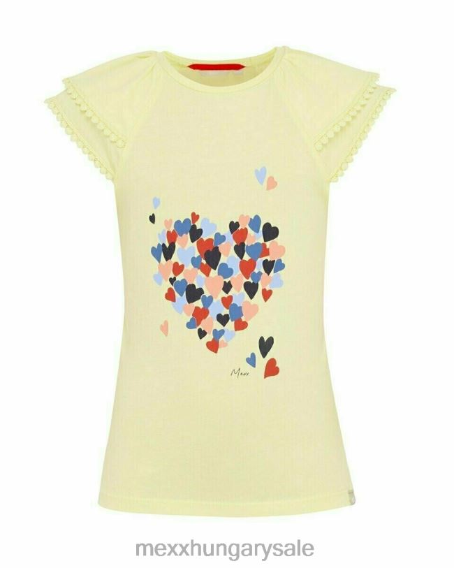 XV8H6867 lányok Mexx artwork póló sárga sárga
